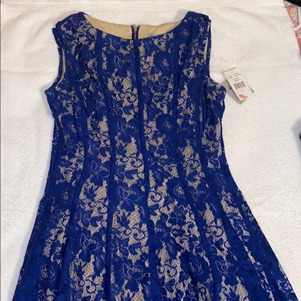 Blue Lace Dress